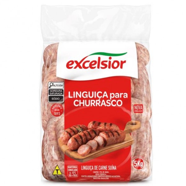 LINGUIÇA CHURRASCO EXCELSIOR KG (CX 4UN)