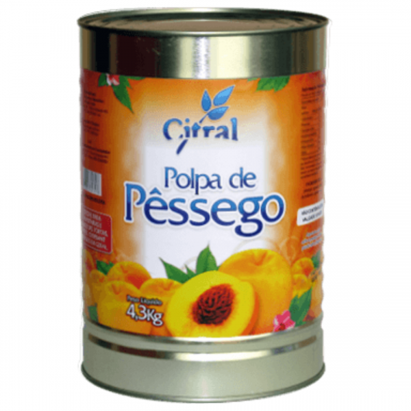 POLPA DE PESSEGO CITRAL 4,3 KG