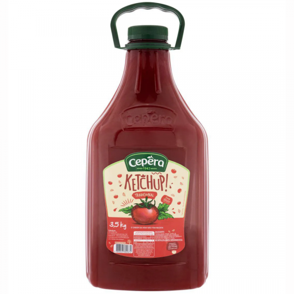 KETCHUP BIG CEPERA 3,5KG(CX 4 UN)