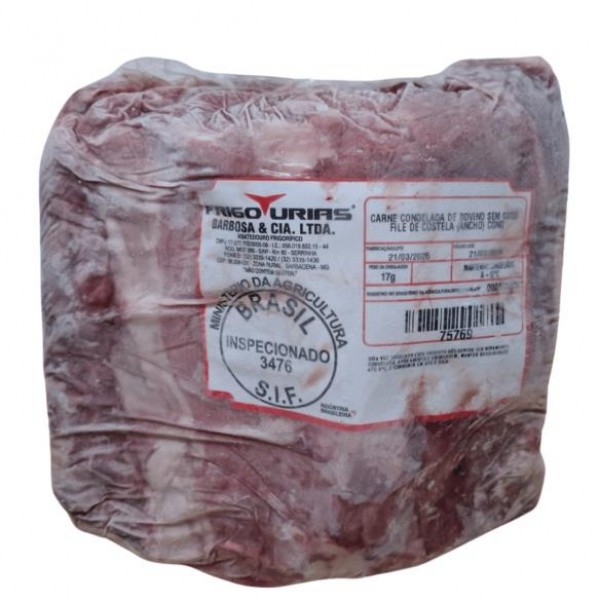 FILE DE  COSTELA  BOVINO FRIGOURIAS KG