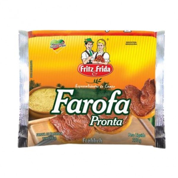 FAROFA DE MANDIOCA TRADICIONAL FRITZ & FRIDA  250G