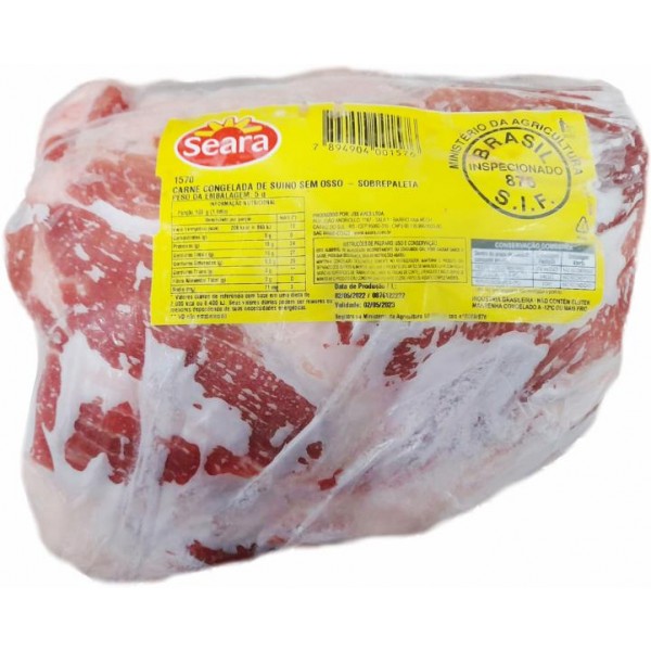 SOBREPALETA SEM OSSO CONG SEARA  KG(CX 18KG)