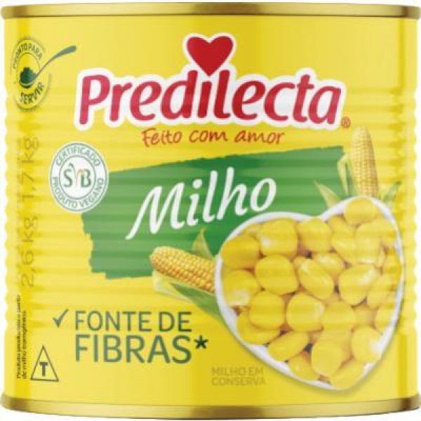 MILHO VERDE LATA PREDILECTA  1.7KG (CX 6UN)