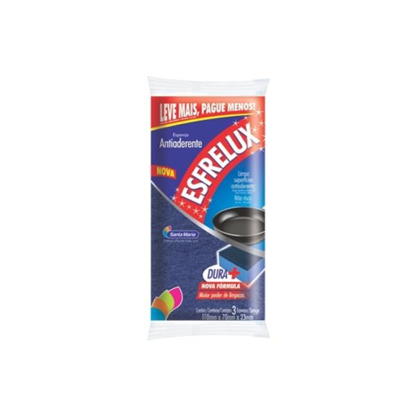 ESPONJA ANTIADERENTE ESFRELUX C/3UN