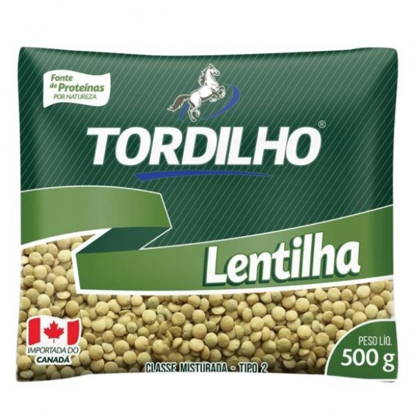 LENTILHA CANADENSE TORDILHO 500G (FARDO 10UN)