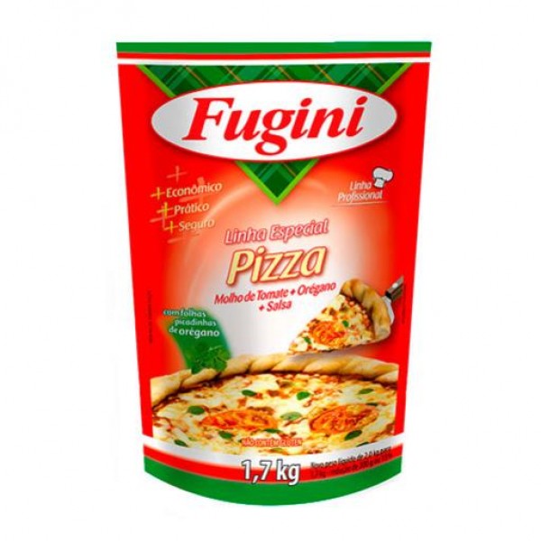 MOLHO DE TOMATE PIZZA FUGINI 1,7KG (CX 6 UN )