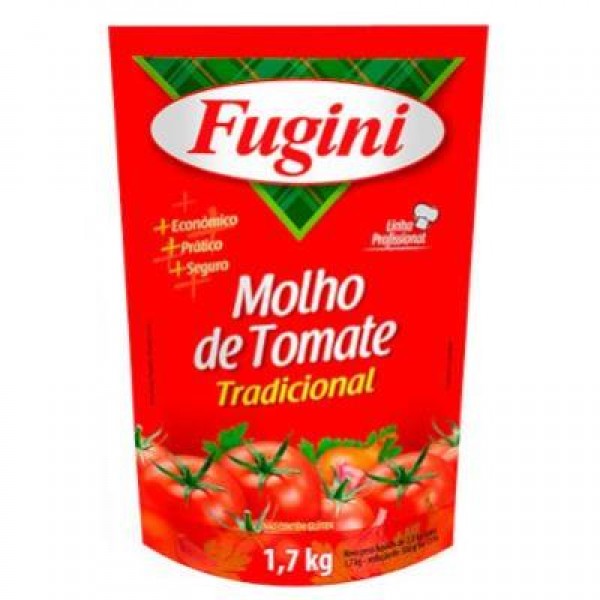 MOLHO DE TOMATE FUGINI 1,7KG (CX 6UN)