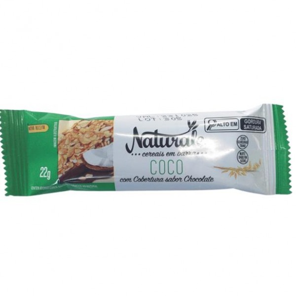BARRA COCO/CHOCOLATE NATURALE  22G (CX 24UN)