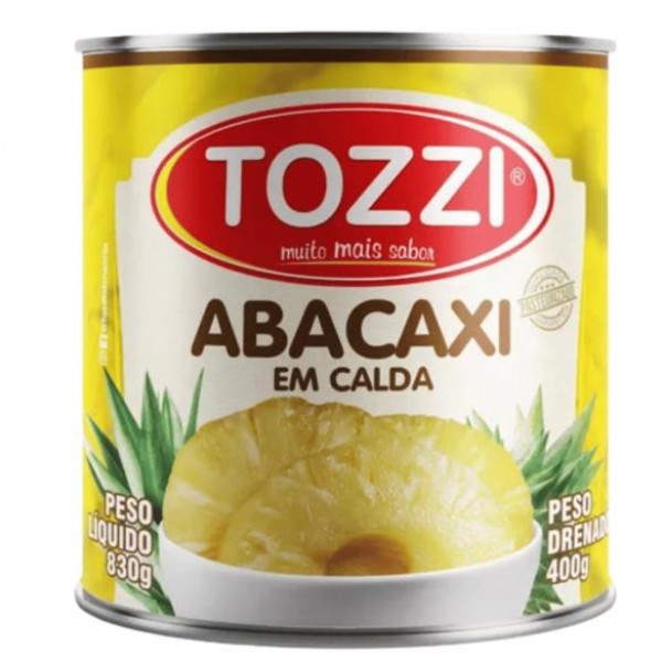 ABACAXI EM CALDA  LATA TOZZI 400G (CX 12UN)