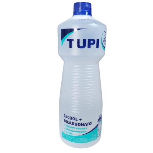 ALCOOL + BICARBONATO TUPI 1L (CX 12UN)