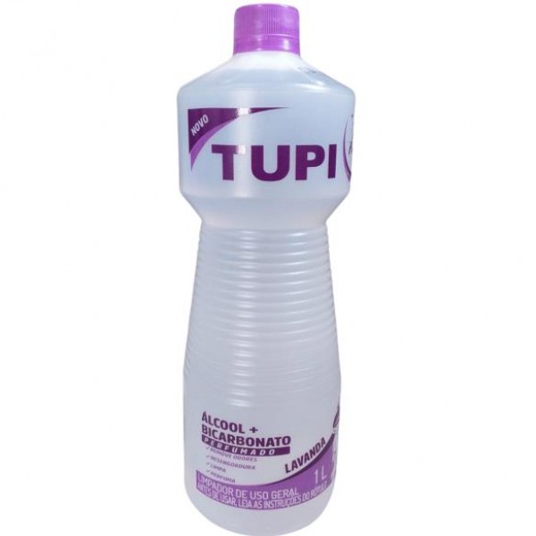 ALCOOL+BICARBONATO LAVANDA TUPI 1L (CX 12UN)
