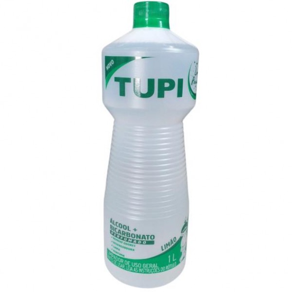 ALCOOL + BICARBONATO LIMÃO TUPI 1L(CX 12UN)