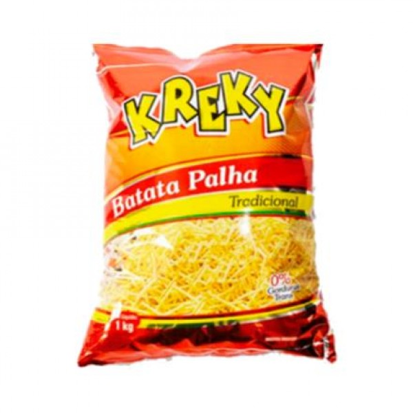 BATATA PALHA KREKY 1KG (FARDO 10UN)