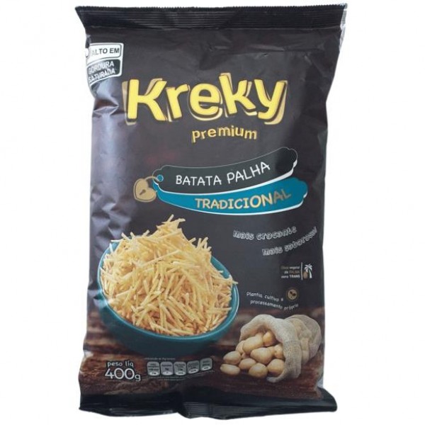 BATATA PALHA KREKY PREMIUM  400G