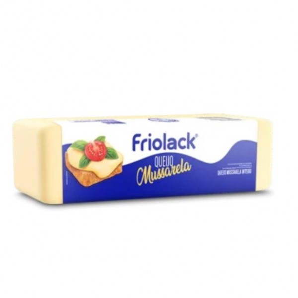 QUEIJO MUSSARELA FRIOLACK ( PEÇA + OU - 5KG)