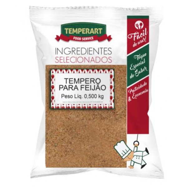 TEMPERO PARA FEIJAO TEMPERART 500G