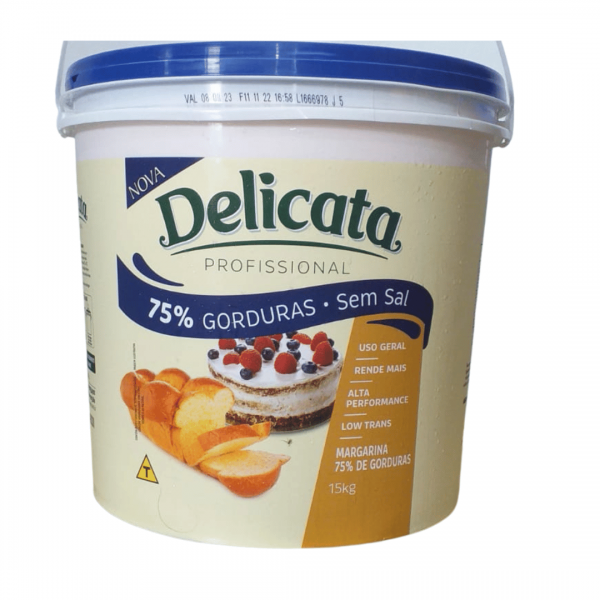 MARGARINA DELICATA 75% C/SAL  BALDE 15KG