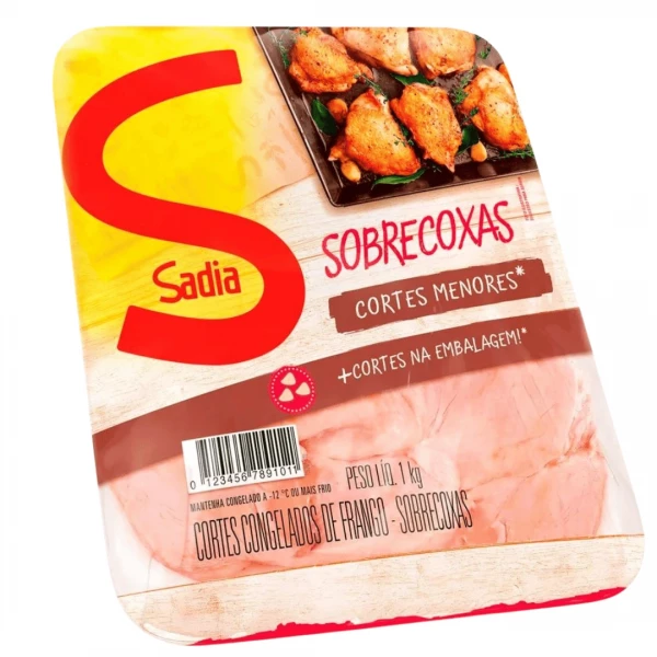 SOBRECOXA  MINI BANDEJA SADIA 1KG (CX 12KG)