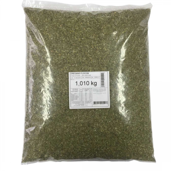 OREGANO FLOCOS TEMPERART 1,01KG(FARDO 5 UN)