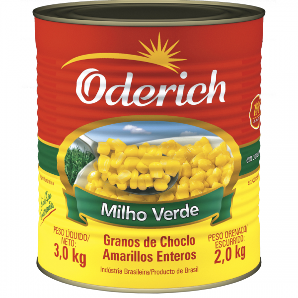 MILHO VERDE ODERICH LATA 2KG( CX 6 UN)