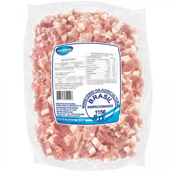 BACON EM CUBOS PAMPLONA 1KG
